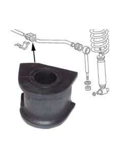 Gumi nosilec stabilizatorja na karoseriji, 21mm, Transporter T3