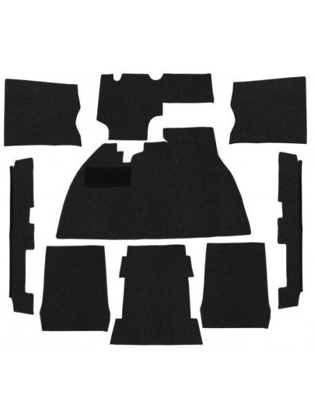 Set tepihov, črni, 1200/1300 72-