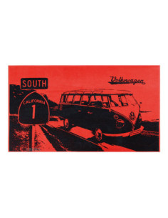 Strandtuch T1 South California Bus rot