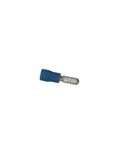 Kabelstecker blau, flach 4,8x0,8mm
