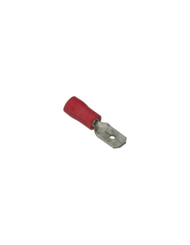 Kabelski priključek rdeča, ploska 6,3x0,8mm