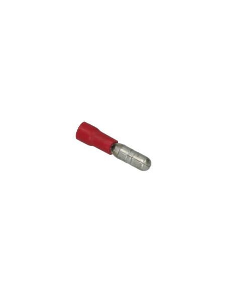 Kabelski priključek rdeč, okrogel 4mm