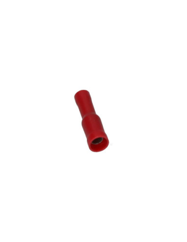 Kabelverbinder rot, runde Buchse 4mm