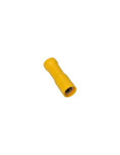 Kabelstecker gelb, rund Buchse 5mm