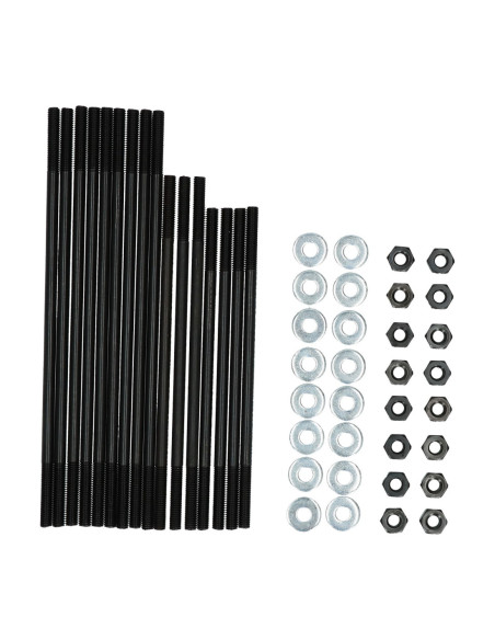 Zylinderstehbolzen Kit 8mm std +1/2" Länge Chrom-Molybdän, Typ