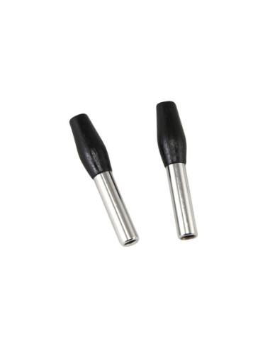 Türschlossgriffe chrom/schwarz