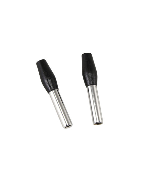 Türschlossgriffe chrom/schwarz