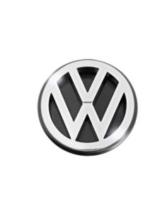 Emblem VW hinten chrom - 100mm (Original), T3, 88-92