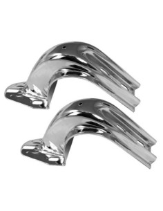 Scharnierhalterungen Motordeckel, chrom
