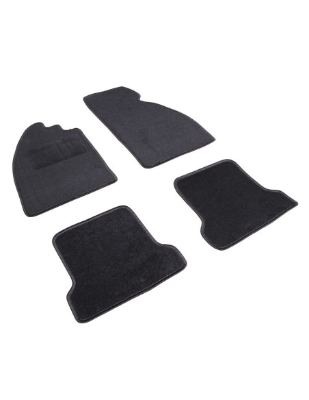 Fußmatten-Set, schwarz