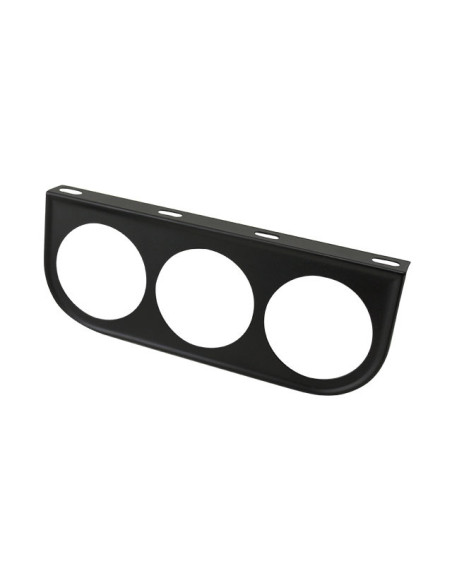 Nosač mjerača 3 rupe, 52 mm, crna