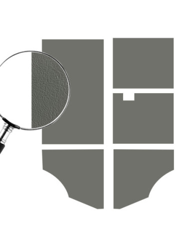 Innenverkleidungssatz hinten (5-teilig) grau,...