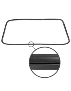 Tesnilo zadnjega stekla Deluxe (Alu obloga) - Fastback, tip