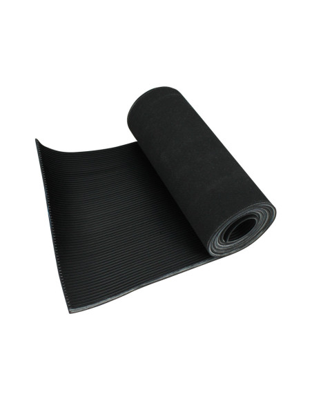 Trittbrettmatte schwarz / geteiltes Fenster Käfer
