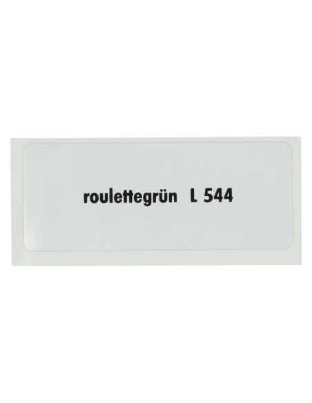 Naljepnica L 544, rulet zelena