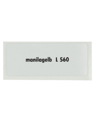 Aufkleber L 560, manillagelb