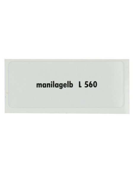 Aufkleber L 560, manillagelb