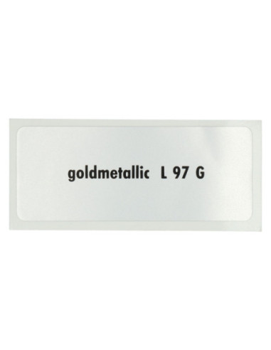Aufkleber L 97 G, Gold metallic