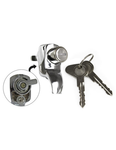 Heckklappenschloss - Chrom TQ, T2, 72-79