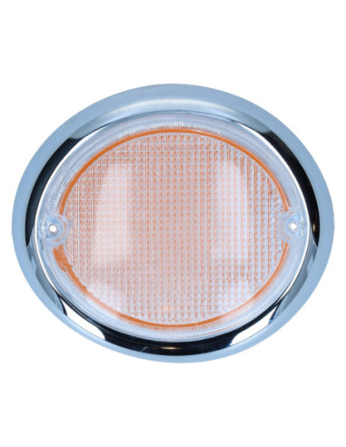 Blinkerscheibe, links, klar/orange mit...