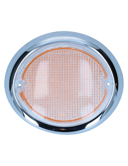 Blinkerscheibe, links, klar/orange mit E-Prüfzeichen, T1, 64-67