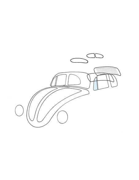 Prozor ventilacijskog krila, lijevo, 65-