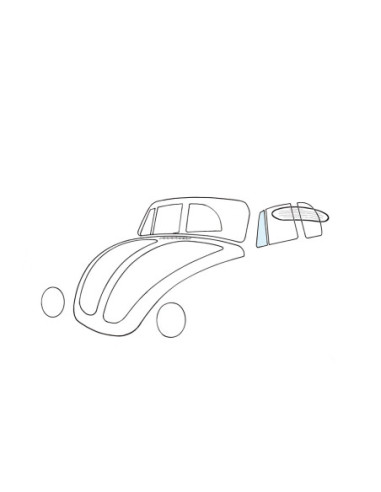 Prozor s ventilacijskim krilom, lijevo, kabriolet