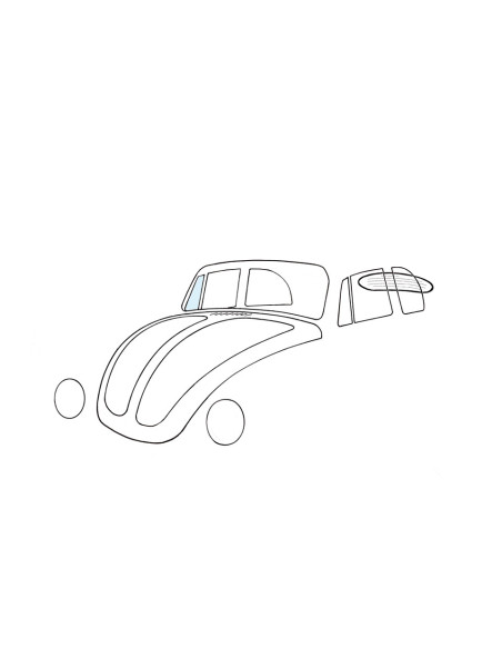 Prozor s ventilacijskim krilom, desno, kabriolet