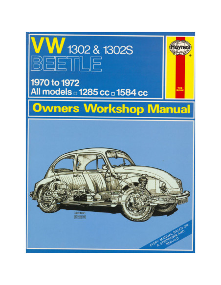 Priručnik za VW 1302 i 1302S, engleski, J.H. Haynes