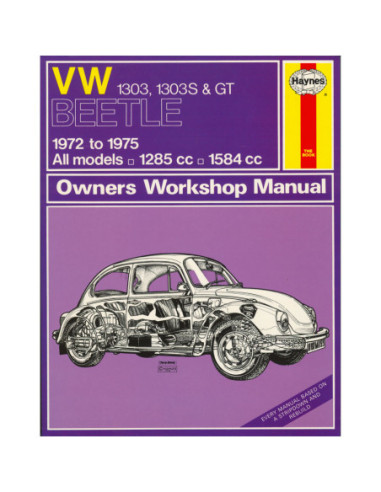 Priručnik za VW 1303, 1303S i GT, engleski,...