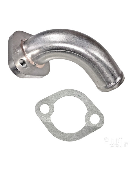 Wasserrohrwinkel am Motorgehäuse zum 2. Zylinder, Edelstahl, Typ