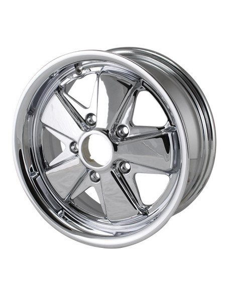 Felge 911 Style Deep6, chrom, 5 Loch (5x130), 6 x 15", ET +35