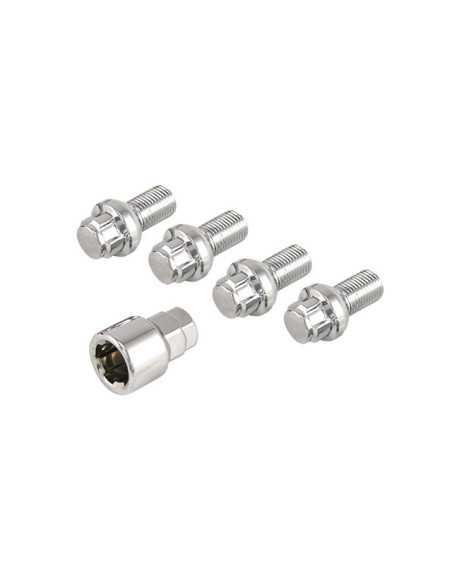 Kolesne ključavnice, proti kraji, 4 ušesa, 14 x 1,5, 4 kosi