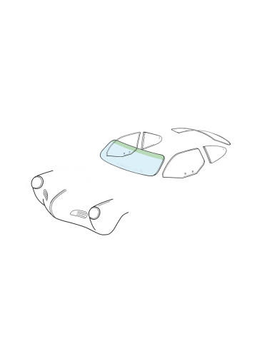 Vetrobransko steklo - Karmann Ghia...