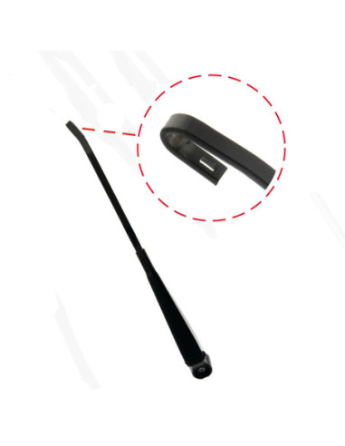 Ročica brisalca, črna, vsaka, leva