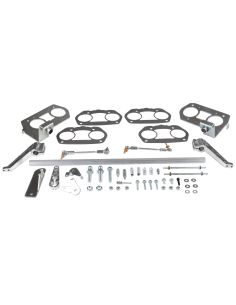 Vzvodvje plina dvojnih uplinjačev za vzporedne kolektorje