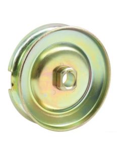 Generator/alternator stock pulley, gold-zinc, 12 V