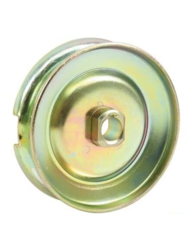 Generator/alternator stock pulley, gold-zinc, 12 V