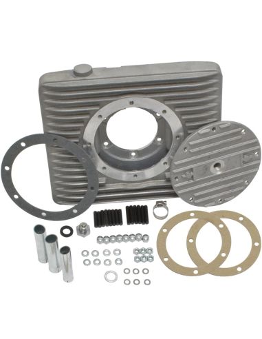 Oil sump set, narrow. Cast aluminium. Only 45 mm deep. Capacity 0.95 L