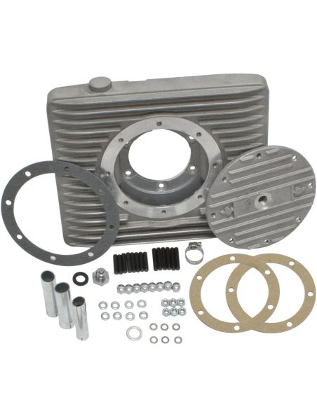 Oil sump set, narrow. Cast aluminium. Only 45 mm deep. Capacity 0.95 L