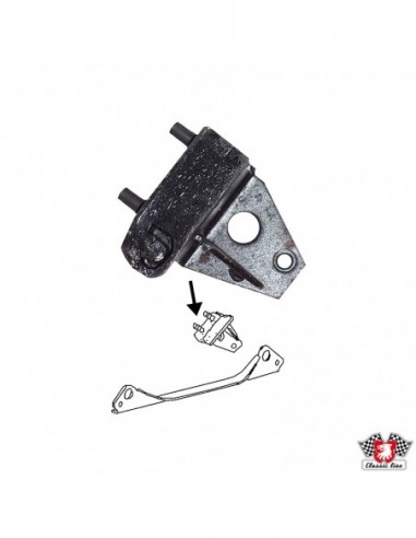 Getriebelager, hinten, links, 72-