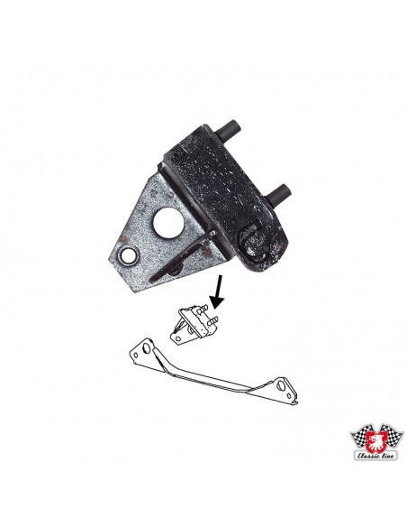 Nosilec menjalnika, zadaj, desno, 72-