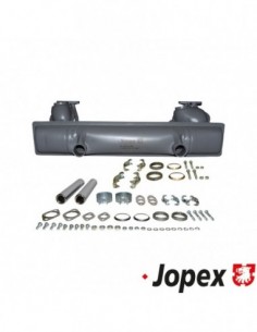 Complete exhaust kit with tail pipes and mounting kit, OE...