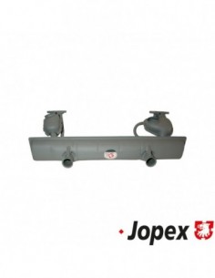 Exhaust with connecting hole for EGR, (US models), E-marked