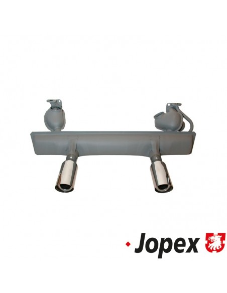 Exhaust, Sport, "Original Style", with 2 polished stainless steel tips for a real sport sound