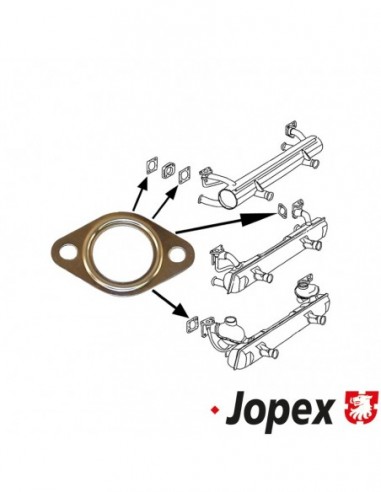 Dichtung zwischen Auspuff und Zylinderkopf, 47-
