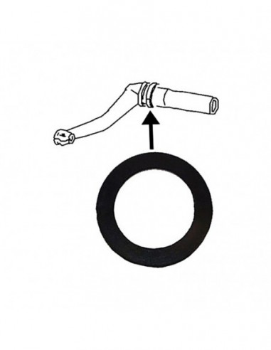 Dichtung, Tragarm, oben und unten, -65