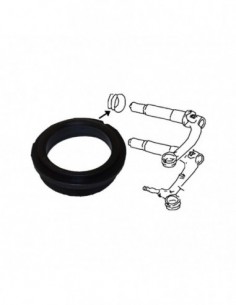 Tesnilo torzijske roke, spredaj, zgoraj, 65-