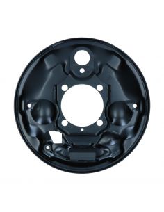 Rear brake backing plate left, 57-64