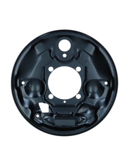 Rear brake backing plate left, 57-64